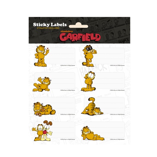 ETICHETTE ADESIVE GARFIELD