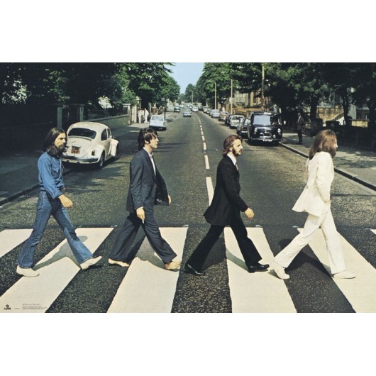 POSTER THE BEATLES - ABBEY ROAD