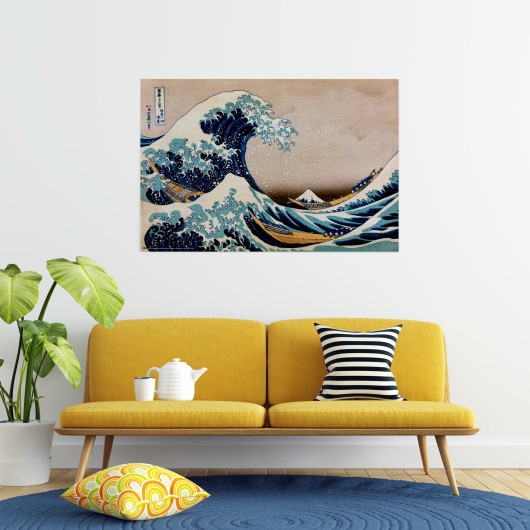 POSTER HOKUSAI LA GRANDE ONDA DI KANAGAWA