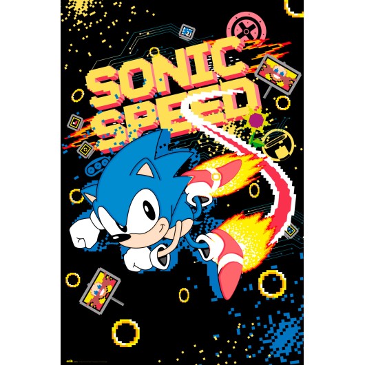 POSTER SONIC SPEED