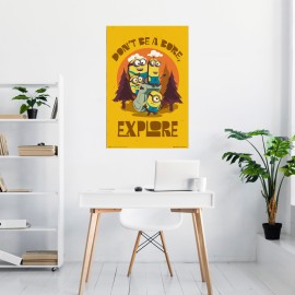 POSTER MINIONS DON'T BE BORE, EXPLORE 2