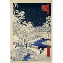 POSTER THE DRUM BRIDGE AND SUNSET HILL AT MEGURO