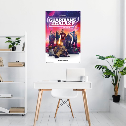 POSTER MARVEL GUARDIANI DELLA GALASSIA VOL 3 - ONCE MORE WITH FEELING
