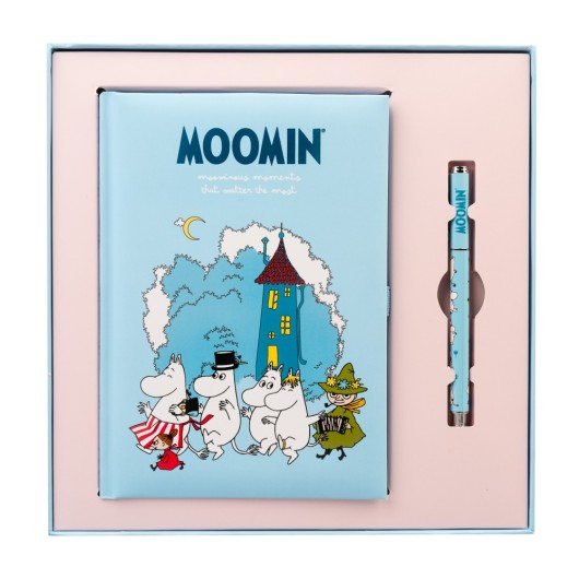 SET QUADERNO PREMIUM A5 CON PENNA MUMIN