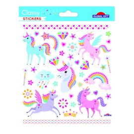 ADESIVI CLASSY DIAM UNICORNI STRASS