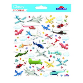 ADESIVI CLASSY AVIAZIONE GLITTER 2