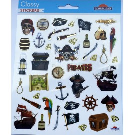 ADESIVI CLASSY PIRATI GLITTER