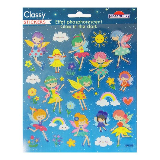 ADESIVI CLASSY FATE COLORATI CHE BRILLANO AL BUIO