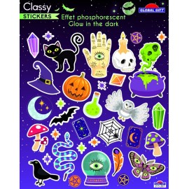 ADESIVI CLASSY HALLOWEEN CHE BRILLANO AL BUIO