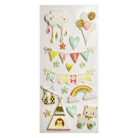 ADESIVI SCENY SCRAP & DECO BABY RILIEVO 2