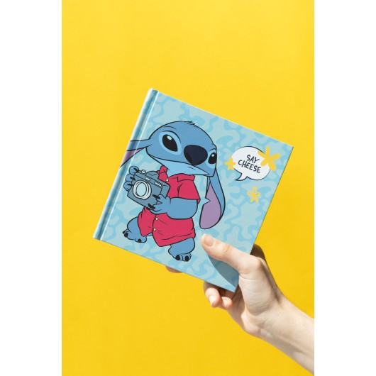 ALBUM FOTO 16X16CM 24 PAGINE AUTOADESIVE DISNEY STITCH TROPICALE