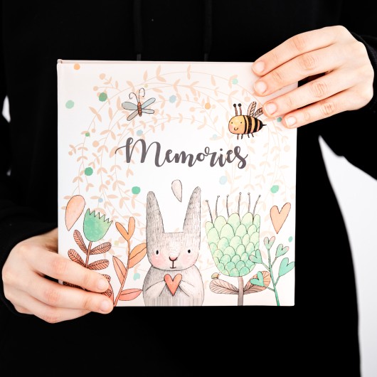 ALBUM FOTO 200 TASCHE 10X15CM CUTE RABBIT