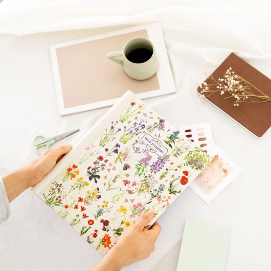 ALBUM FOTO 24X32CM 30 PAGINE AUTOADESIVE  WILD FLOWERS