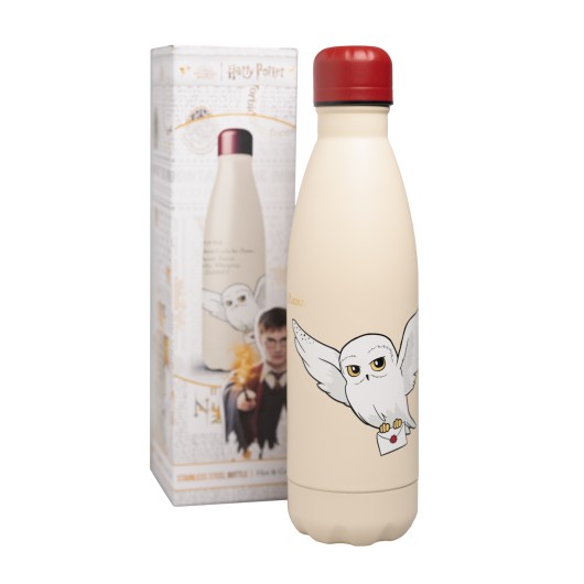 BOTTIGLIA METALLICA TERMICA HOT&COLD 500ML HARRY POTTER EDVIGE
