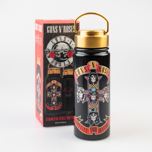 BOTTIGLIA METALLICA TERMICA HOT&COLD 550ML GUNS N ROSES