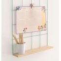BLOC PLANNER SETTIMANALE A4 BOTANICAL WILD FLOWERS ITALIANO KOKONOTE