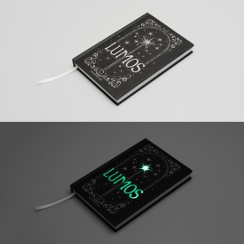 QUADERNO PREMIUM A5 CON LUCE HARRY POTTER LUMOS MAXIMA
