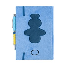 QUADERNO PREMIUM A5 CON PENNA PROIETTORE E COPERTINA PELUCHE DISNEY STITCH TROPICALE 2