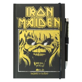 QUADERNO PREMIUM A5 CON PENNA PROIETTORE IRON MAIDEN