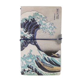 QUADERNO DA VIAGGIO HOKUSAI LA GRANDE ONDA DI KANAGAWA