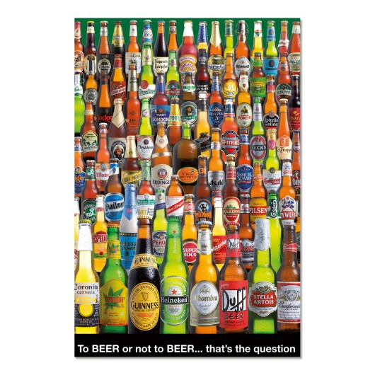 POSTER CERVEZAS TO BEER OR NOT TO BEER