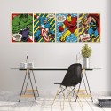 DOOR POSTER MARVEL COMICS TRIPTICO