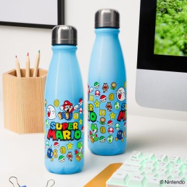 BOTTIGLIA D’ACQUA IN ALLUMINIO 550 ML SUPER MARIO