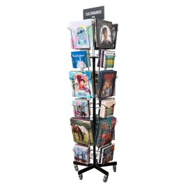ESPOSITORE CALENDARI GIREVOLE 4 FACCE 12+12 - 30X30 + DELUXE (SENZA MERCE) 2