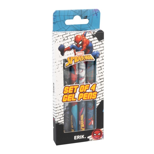 SET DI PENNE CANCELLABILI MARVEL SPIDERMAN