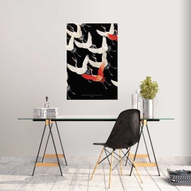 POSTER FURISODE WITH A MYRIAD OF FLYING CRANES 2
