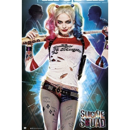 POSTER SUICIDE SQUAD HARLEY QUINN DADDYS LIL MONSTER