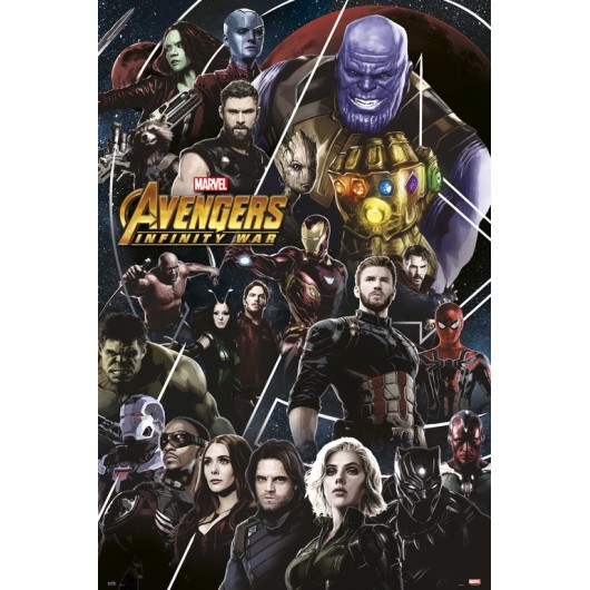 POSTER LOS VENGADORES: INFINITY WAR 2