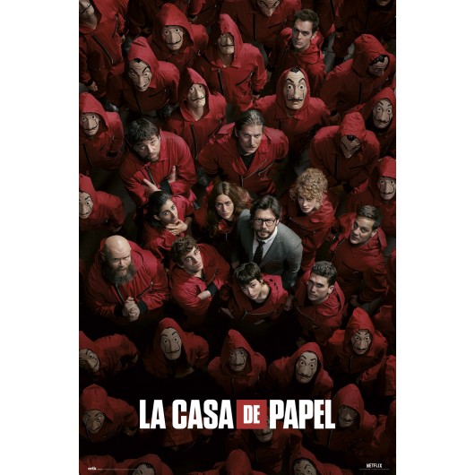 POSTER LA CASA DE PAPEL GUERRA