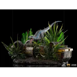 FIGURA ART SCALE JURASSIC WORLD EL REINO CAIDO VELOCIRAPTOR BLUE DELUXE 2