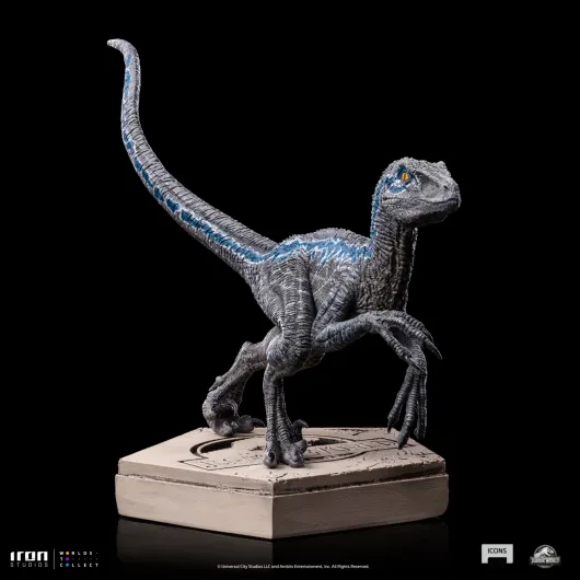 FIGURA ICONS JURASSIC WORLD VELOCIRAPTOR BLUE
