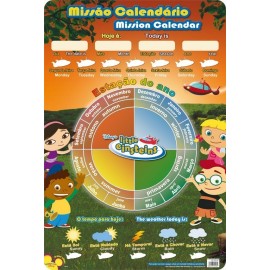 LAMINA DIDACTICA PORTUGUES CALENDARIO LITTLE EINSTEINS