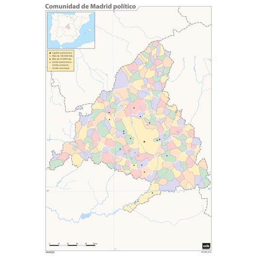 MAPA MUDO ES COMUNIDAD DE MADRID POLITICO