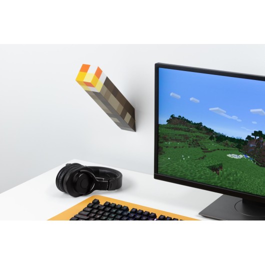 LAMPARA MINECRAFT ANTORCHA