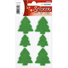PEGATINAS MAGIC ARBOLES DE NAVIDAD FIELTRO