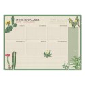 BLOC PLANIFICADOR SEMANAL A3 BOTANICAL CACTI ALEMAN KOKONOTE