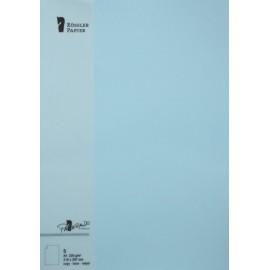 TARJETA A4 PAPERADO 5 UNIDADES AZUL AGUA
