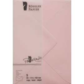 SOBRE C6 MINISTRO PAPERADO 5 UNIDADES ROSA