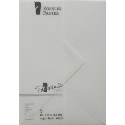 SOBRE C6 MINISTRO PAPERADO 5 UNIDADES GRIS PERLA