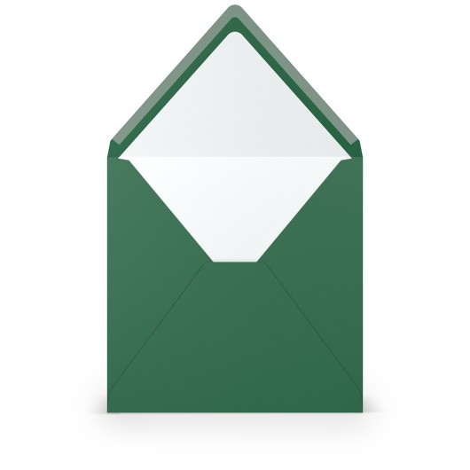 SOBRE CUADRADO GRANDE PAPERADO 5 UNIDADES VERDE ACEBO