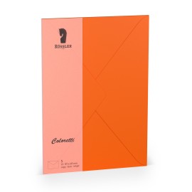 SOBRE C5 COLORETTI 5 UNIDADES NARANJA