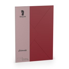 SOBRE C5 COLORETTI 5 UNIDADES BURDEOS