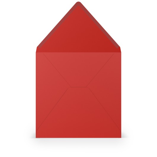 SOBRE CUADRADO GRANDE COLORETTI 5 UNIDADES ROJO