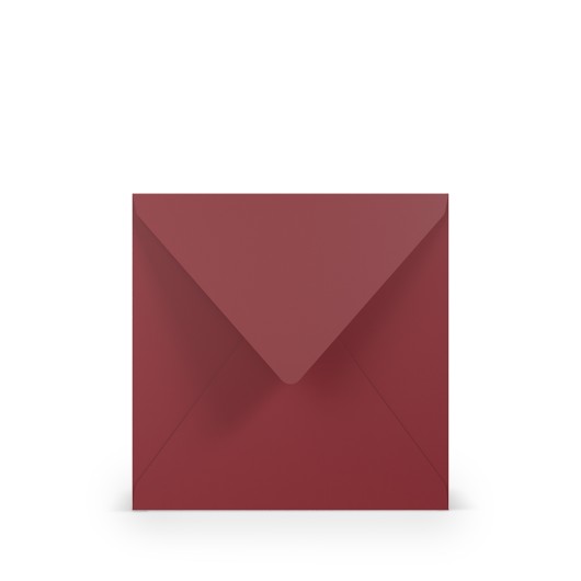 SOBRE CUADRADO GRANDE COLORETTI 5 UNIDADES BURDEOS
