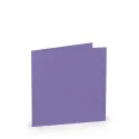TARJETA DOBLE 157X157 COLORETTI 5 UNIDADES LILA