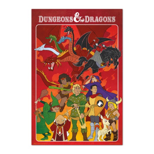 POSTER DUNGEONS & DRAGONS THE ANIMATED SERIES